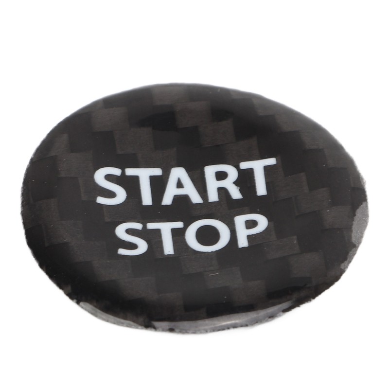 Push Start Button Cover Carbon Fiber Ignition Switch Button Cover