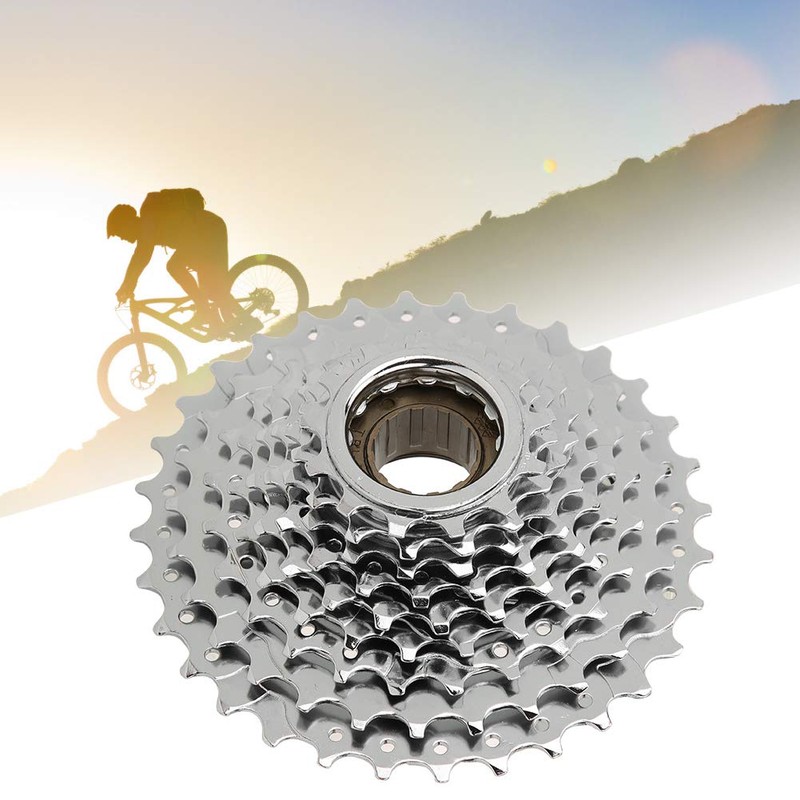 Alomejor 9 Speed Threaded Flywheel Mountain Bike Freewheel Direct Replace