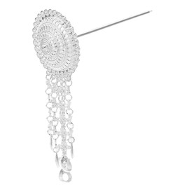 FRCOLOR Vintage Hairpin for Women Elegant Metal Hair Barrette with Tassels Festival Accessories for Daily and Special Occasions Lightweight and Design for All Ages