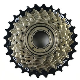 RainFlowwer Bike Freewheel Screw on MF-TZ500 6 7 Speed 14-28 34 Tooth Bicycle for Mountain City Road Bike (TZ500-6 14-28T)