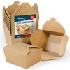 SPARGOS Chinese Takeout Containers (70 Pack) 30oz Kraft Brown Cardboard