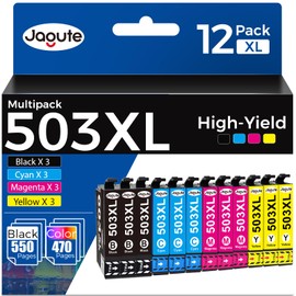 Jagute Pack of 12 503XL Printer Cartridges Compatible with