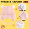 Duoyeree Cozy Baby Beanie with Earflaps and Fleece Lining -