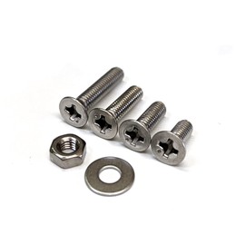 M3 x 8 - M3 x 15 Stainless Steel Countersunk Head Machine Screw Set (M3 x 8, M3 x 10, M3 x 12, M3 x 15)