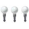 (3) KeyPower 951-980 Keys for Bauer RV Trailer Camper Door