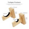 Shiwaki Baseball Bat Rack Bamboo Wood Baseball Rack Hanging Baseball