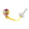 Zoon Flower Crepe Kaleidoscope, Japanese Pattern, Crepe, Rooted Bell Key