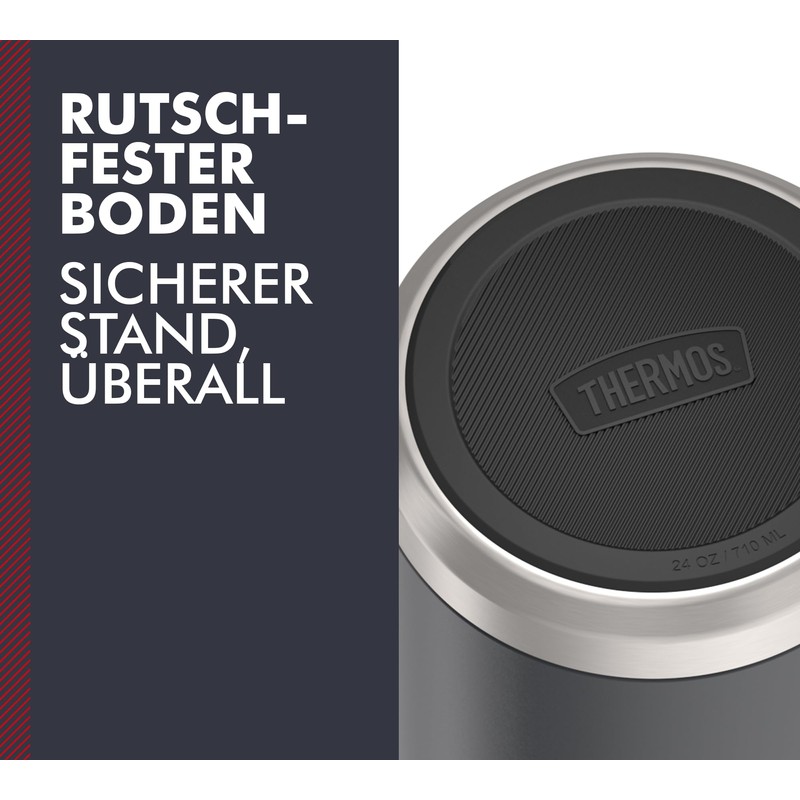 Thermos ICON Food Jar 0.71 L, Dark Grey/Graphite Matt, Food