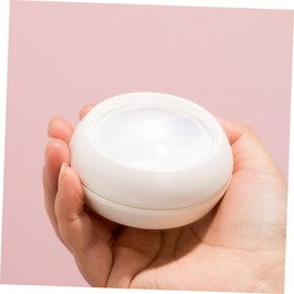 minkissy 1set Loose Powder Box Refillable Cosmetic Storage Container with Powder Puff Portable for Makeup and Self Mixing Powder Design for Pockets and Purses