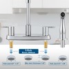 Cinwiny 8 Inch Centerset Kitchen Faucet for Sink 3 Hole