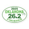 Charmed Running Brand Oklahoma City Marathon 26.2 Finisher Car Magnet