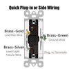 Greencycle Single Pole Rocker Light Switch,Paddle Light Switch 15 Amp,Sp