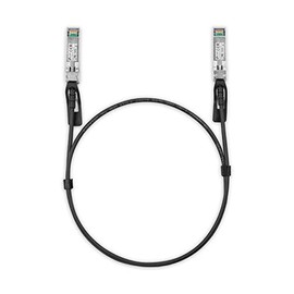 TP-Link TL-SM5220-1M | 1 Meter/ 3.3 Feet 10G SFP+ Direct Attach Cable (DAC) | Passive Twinax Cable | 10GBASE-CU SFP+ to SFP+ Connector | Plug and Play | LC Duplex Interface