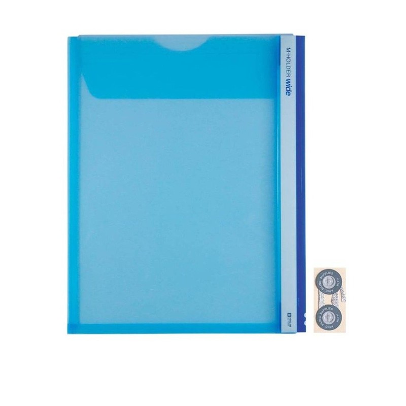King Jim Holder, Medium Holder, Vertical, Pack of 5, Blue,