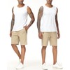 Men's Stretch Shorts Casual Classic Fit Drawstring Summer Beach Shorts