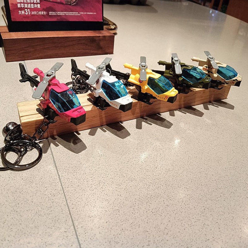 Pouior helicopter keychain (Green)