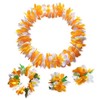 Layseri Tropical Hawaiian Leis,Flower Garland Set for Adult Kids