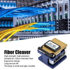 Fibre Cleaver Fibre Optic Tools, High Precision Cable Cutting Fibre Optic Cutter Fibre Cleaver for Cutting Single Core Glass Fibres