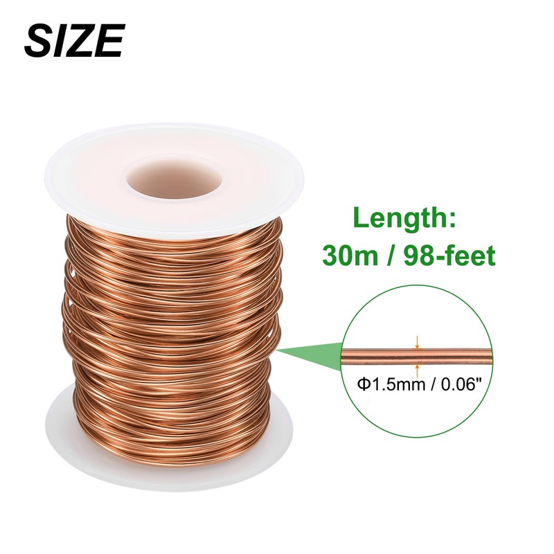 HARFINGTON Bonsai Wire Anodized Aluminum Training Wire Roll 2mm/12 Gauge