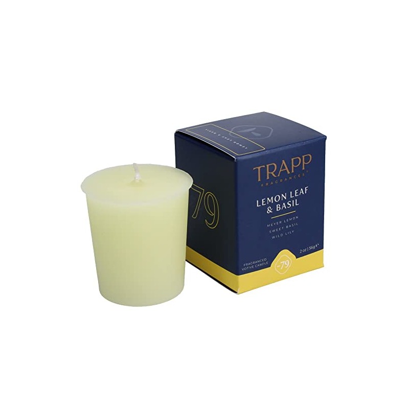Trapp No. 79 Lemon Leaf & Basil 2 oz. Votive