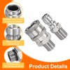 sourcing map 2pcs Pressure Washer Sewers Nozzle 1/4" Quick Connect