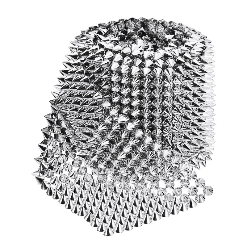 sourcing map 1 Yard Sew Stitch on Cone Spikes Studs,