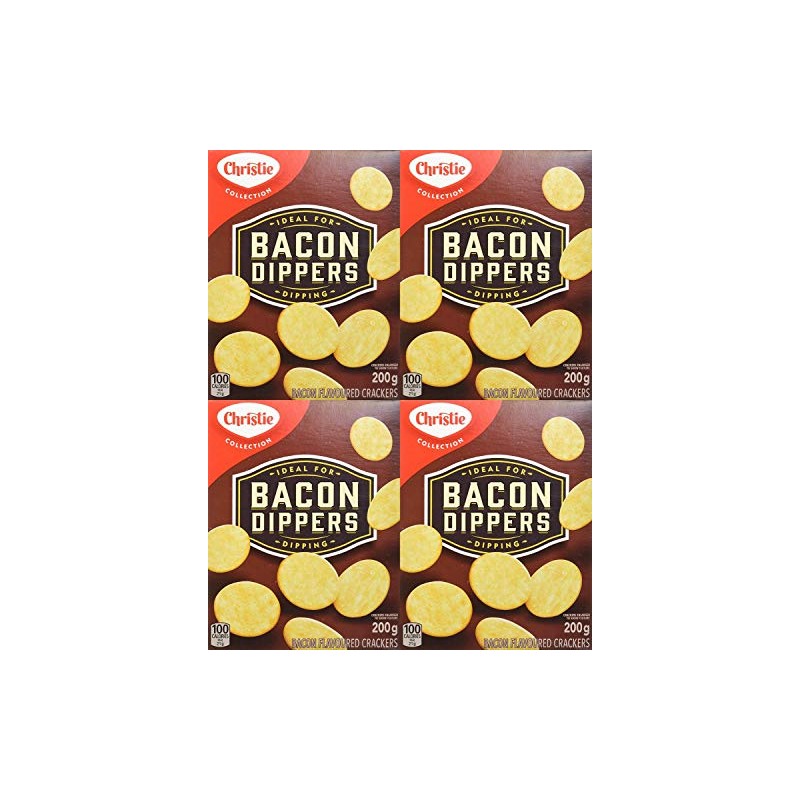 Christie Bacon Dippers Crackers, Ideal for Dipping, 200g/7.05 Ounces Pack