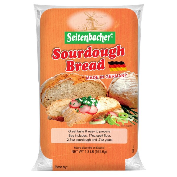 Seitenbacher German Sourdough Bread Mix, 1.3 lbs, 6 Count