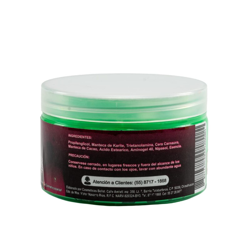 Bellet Cera Modeladora para Cabello con Color Verde Neón, 120