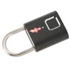 Fingerprint Padlock Biological Recognition Aluminium Alloy USB Rechargeable Support 10