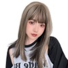 Bright Lara hf1780-TRQ Women's Wig, Medium, Full Wig, Semi-Long, Inner