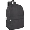 Classic 17 Inch Backpack with Adjustable Padded Shoulder Straps -