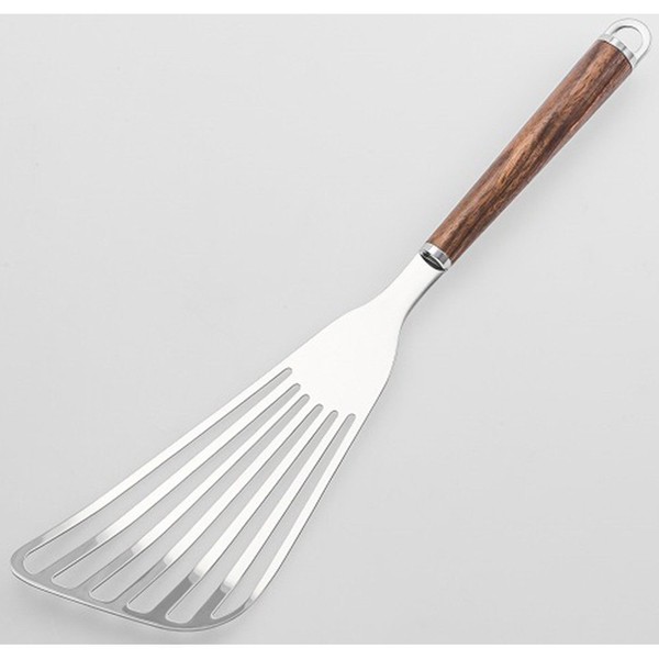 Suncraft WT-05 Turner Butter Beater, Made in Japan, Stainless Steel, Woody Time, Natural Wood Handle, Walnut, Brown