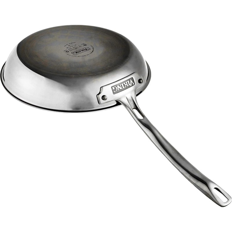 Viking 3 PLY 18/8 Stainless Steel 10" Frying Pan Aluminum