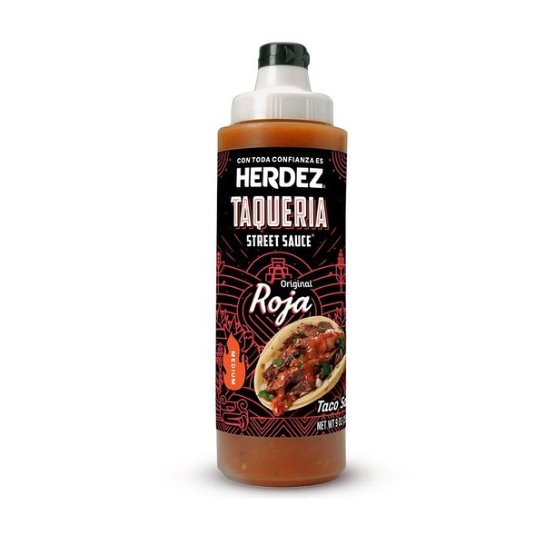 HERDEZ Taqueria Street Sauce Roja 9 Ounce (Pack of 8)