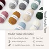 NICEEC 1 Skein Soft Wool-Acrylic Yarn for Knitting Worsted Weight