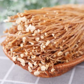 50g-500g Dried Enokitake Enoki Chinese Flammulina Velutipes Jin ZhenGu Mushroom (250g)