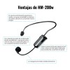 Micrófono Takstar Hm 200w Condensador Diadema Inalámbrico