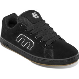Etnies Unisex Casual Skate Shoe, Black/White, 9.5 US Men
