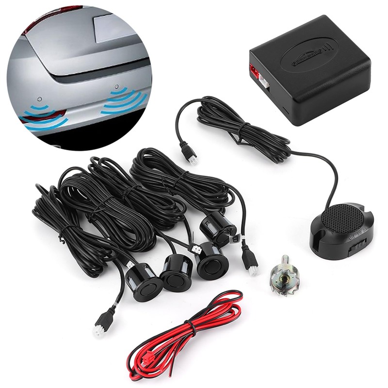 DC 12V Reverse Radar Kit, Car Parking Sensor Backup Radar