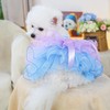 JAAQUCD Fancy Small Dog Dress with Bow Knot Sleeveless Girl