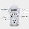 Timer Outlet 7 Day Programmable Digital Timer Plug in Light