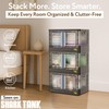 dbest products Quik Box - 8.5 Gallon Stackable Storage Bins