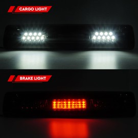 Tresound LED 3rd Brake Cargo Light for 2015 2016 2017 2018 2019 2020 2021 2022 Chevy Colorado & GMC Canyon; Rear Third Center High Mount Stop Lamp, 52127100