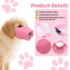 Muzzle for Small Dogs, Breathable Adjustable Anti-Biting Dog Muzzle Pink