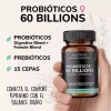 **Probioticos para Mujer 60B CFU + Prebióticos | 15 Cepas