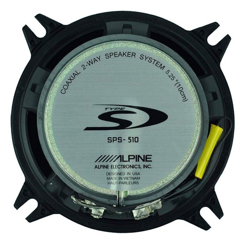 Alpine Sps-510 5.25-Inch 2 Way Pair of Car Speakers