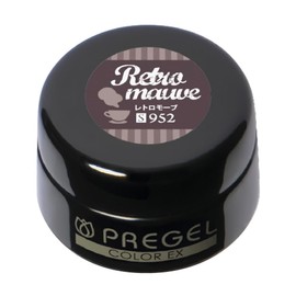 PRE GEL Color EX Retro Mauve 952, 0.1 oz (3 g) PG-CE952