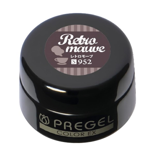 PRE GEL Color EX Retro Mauve 952, 0.1 oz (3