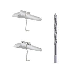 Maple Syrup Tree Tapping Kit - Includes (2) Maple Syrup Spiles and Maple Tree Tapping Drill Bit for Tap - Stainless Steel Spiles with Bucket Hook - Maple Tree Tapping Kit - Maple Syrup Supplies